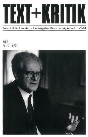 H. G. Adler von Arnold,  Heinz Ludwig