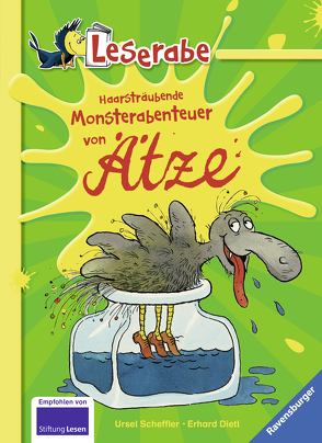 Haarsträubende Monsterabenteuer von Ätze – Leserabe 3. Klasse – Erstlesebuch für Kinder ab 8 Jahren von Dietl,  Erhard, Scheffler,  Ursel