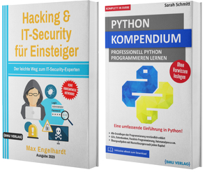 Hacking & IT-Security für Einsteiger + Python Kompendium (Hardcover) von Engelhardt,  Max, Schmitt,  Sarah