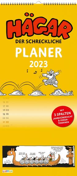 Hägar der Schreckliche – Planer 2023: Monatskalender für die Wand von Browne,  Chris, Browne,  Dik