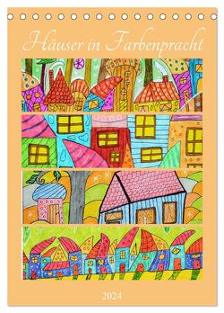 Häuser in Farbenpracht (Tischkalender 2024 DIN A5 hoch), CALVENDO Monatskalender von Sarnade,  Sarnade