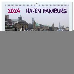 Hafen Hamburg 2024 (hochwertiger Premium Wandkalender 2024 DIN A2 quer), Kunstdruck in Hochglanz von Dorn,  Markus