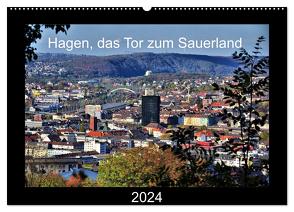 Hagen, das Tor zum Sauerland (Wandkalender 2024 DIN A2 quer), CALVENDO Monatskalender von Reschke,  Uwe