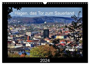 Hagen, das Tor zum Sauerland (Wandkalender 2024 DIN A3 quer), CALVENDO Monatskalender von Reschke,  Uwe