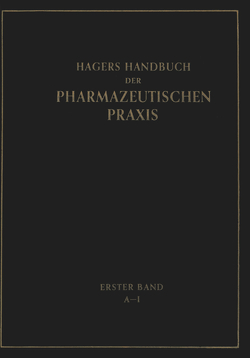 Hagers Handbuch der Pharmazeutischen Praxis von Arends,  G., Frerichs,  G., Hager,  Hermann, Zörnig,  H.
