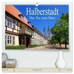 Halberstadt – Das Tor zum Harz (hochwertiger Premium Wandkalender 2024 DIN A2 quer), Kunstdruck in Hochglanz von LianeM,  LianeM