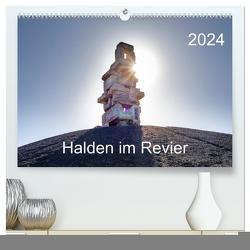 Halden im Revier (hochwertiger Premium Wandkalender 2024 DIN A2 quer), Kunstdruck in Hochglanz von Linden,  Fabian