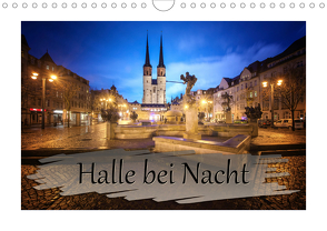 Halle bei Nacht (Wandkalender 2020 DIN A4 quer) von Gierok,  Steffen
