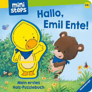 ministeps: Hallo, Emil Ente! Mein erstes Holzpuzzle-Buch von Orso,  Kathrin-Lena, Senner,  Katja