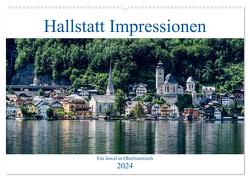 Hallstatt Impressionen (Wandkalender 2024 DIN A2 quer), CALVENDO Monatskalender von Nahodil,  Reinhard