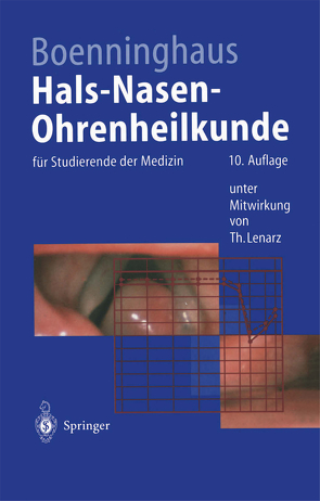 Hals-Nasen-Ohrenheilkunde von Boenninghaus,  Professor Dr. med. Hans-Georg