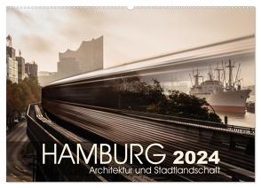 Hamburg Architektur und Stadtlandschaft (Wandkalender 2024 DIN A2 quer), CALVENDO Monatskalender von Klauß,  Kai-Uwe
