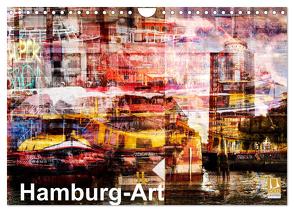 Hamburg-Art (Wandkalender 2024 DIN A4 quer), CALVENDO Monatskalender von Jordan,  Karsten