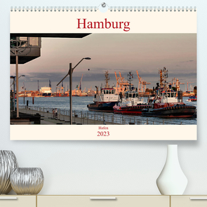 Hamburg Hafen (Premium, hochwertiger DIN A2 Wandkalender 2023, Kunstdruck in Hochglanz) von Pompsch,  Heinz