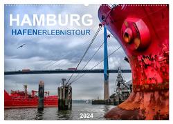 Hamburg Hafenerlebinstour (Wandkalender 2024 DIN A2 quer), CALVENDO Monatskalender von Falke,  Manuela
