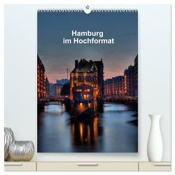 Hamburg im Hochformat (hochwertiger Premium Wandkalender 2024 DIN A2 hoch), Kunstdruck in Hochglanz von Rauch,  Gabriele