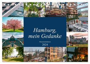Hamburg, mein Gedanke (Tischkalender 2024 DIN A5 quer), CALVENDO Monatskalender von Steiner / Matthias Konrad,  Carmen