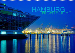HAMBURG – NIGHTFLIGHT (Wandkalender 2023 DIN A2 quer) von Muß,  Jürgen, www.fotodesign-juergenmuss.de