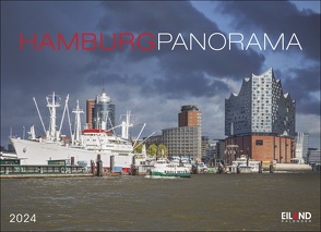 Hamburg Panorama Postkartenkalender 2024