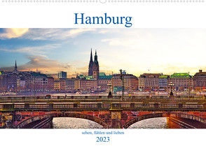 Hamburg sehen, fühlen und lieben (Wandkalender 2023 DIN A2 quer) von Michalzik,  Paul