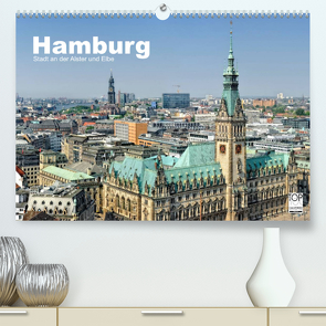 Hamburg Stadt an der Alster und Elbe (Premium, hochwertiger DIN A2 Wandkalender 2023, Kunstdruck in Hochglanz) von Voigt,  Andreas