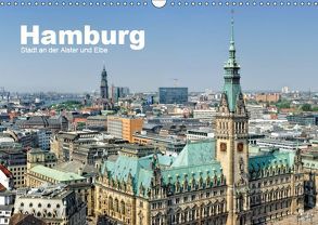 Hamburg Stadt an der Alster und Elbe (Wandkalender 2019 DIN A3 quer) von Voigt,  Andreas