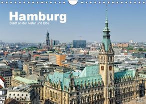 Hamburg Stadt an der Alster und Elbe (Wandkalender 2019 DIN A4 quer) von Voigt,  Andreas