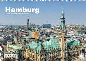 Hamburg Stadt an der Alster und Elbe (Wandkalender 2023 DIN A2 quer) von Voigt,  Andreas