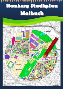 Hamburg Stadtplan Malbuch von Baciu,  M&M