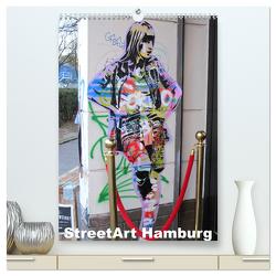 Hamburg StreetArt (hochwertiger Premium Wandkalender 2024 DIN A2 hoch), Kunstdruck in Hochglanz von steckandose.com,  steckandose.com