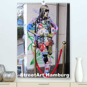 Hamburg StreetArt (Premium, hochwertiger DIN A2 Wandkalender 2022, Kunstdruck in Hochglanz) von steckandose.com