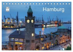 Hamburg (Tischkalender 2024 DIN A5 quer), CALVENDO Monatskalender von Hasche,  Joachim