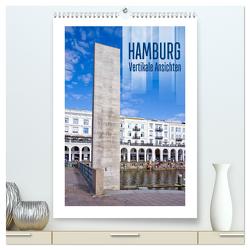 HAMBURG Vertikale Ansichten (hochwertiger Premium Wandkalender 2024 DIN A2 hoch), Kunstdruck in Hochglanz von Viola,  Melanie