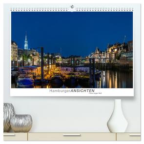 Hamburger Ansichten (hochwertiger Premium Wandkalender 2024 DIN A2 quer), Kunstdruck in Hochglanz von Muß,  Jürgen