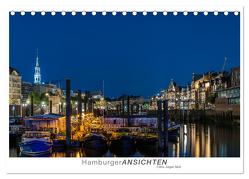 Hamburger Ansichten (Tischkalender 2024 DIN A5 quer), CALVENDO Monatskalender von Muß,  Jürgen