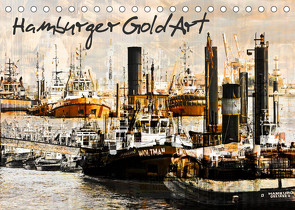 Hamburger GoldArt (Tischkalender 2023 DIN A5 quer) von Jordan,  Karsten