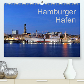 Hamburger Hafen (Premium, hochwertiger DIN A2 Wandkalender 2023, Kunstdruck in Hochglanz) von Hasche,  Joachim