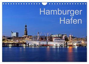 Hamburger Hafen (Wandkalender 2024 DIN A4 quer), CALVENDO Monatskalender von Hasche,  Joachim
