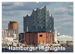 Hamburger Highlights (Wandkalender 2024 DIN A2 quer), CALVENDO Monatskalender von Seethaler,  Thomas