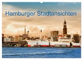 Hamburger Stadtansichten (Wandkalender 2024 DIN A2 quer), CALVENDO Monatskalender von Steiner,  Carmen
