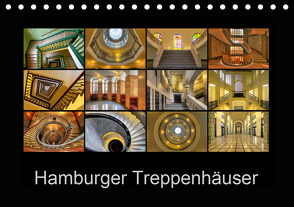 Hamburger Treppenhäuser (Tischkalender 2021 DIN A5 quer) von Hasche,  Joachim