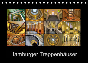 Hamburger Treppenhäuser (Tischkalender 2023 DIN A5 quer) von Hasche,  Joachim