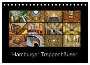 Hamburger Treppenhäuser (Tischkalender 2024 DIN A5 quer), CALVENDO Monatskalender von Hasche,  Joachim