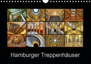 Hamburger Treppenhäuser (Wandkalender 2021 DIN A4 quer) von Hasche,  Joachim