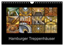 Hamburger Treppenhäuser (Wandkalender 2024 DIN A4 quer), CALVENDO Monatskalender von Hasche,  Joachim