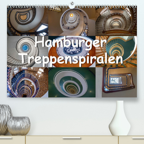 Hamburger Treppenspiralen (Premium, hochwertiger DIN A2 Wandkalender 2021, Kunstdruck in Hochglanz) von Salomo & Thomas Becker,  Annick