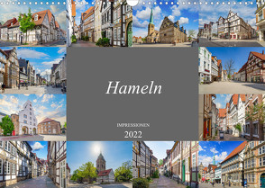 Hameln Stadtansichten (Wandkalender 2022 DIN A3 quer) von Meutzner,  Dirk