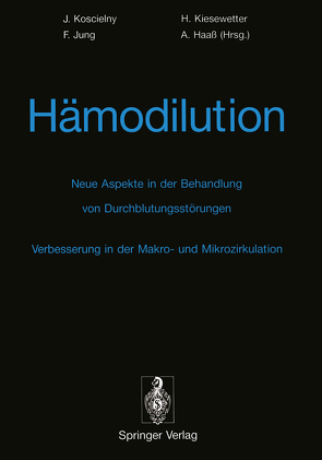 Hämodilution von Haaß,  A., Jung,  F., Kiesewetter,  H., Koscielny,  J.