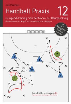 Handball Praxis 12 – D-Jugend-Training: Von der Mann- zur Raumdeckung – Kooperationen im Angriff und Abwehroptionen dagegen von Madinger,  Jörg