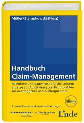 Handbuch Claim-Management von Müller,  Katharina, Stempkowski,  Rainer